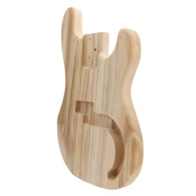Moon Pomelo Bass DIY Kit Solid Maple Body ที่ยังไม่เสร็จสำหรับ PB Bass Electric Guitar Replacement