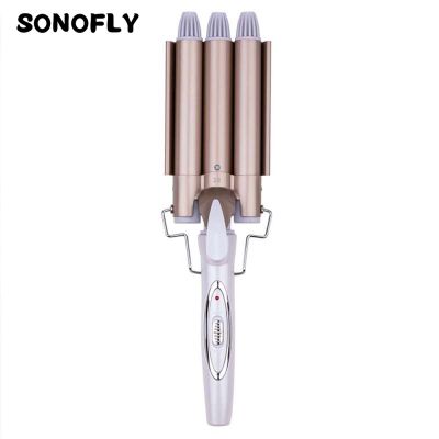 【CC】 SONOFLY 22mm Hair Curler Egg Roll Wavy Hairstyle Profession Hairdressing Electric Curling Iron JF-270