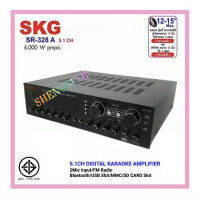 เครื่องแอมป์ขยาย 5.1Ch 6000W รุ่น SR-328A BT (สีดำ)