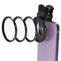 Basketx 52mm mobile camera clip with gradual filter kit Cpl star for macro HD for 13