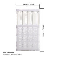 Closet Tension Shelf Rod Expandable Metal Storage Rack Adjustable Organizer DIY Divider Separator for Cabinet Kitchen Bathroom44