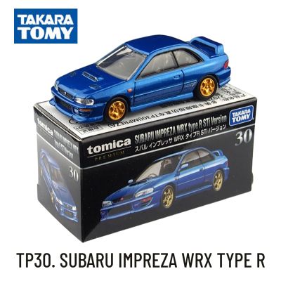 Takara Tomica Premium TP, SUBARU IMPREZA WRX ประเภท R แบบจำลองรถยนต์คอลเลกชันจำลองของขวัญคริสต์มาสเด็กของเล่นสำหรับเด็กผู้ชาย