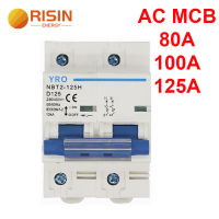 แหล่งจ่ายไฟฟ้า Risin 1P 80A เบรกเกอร์100A 125A AC MCB 400V