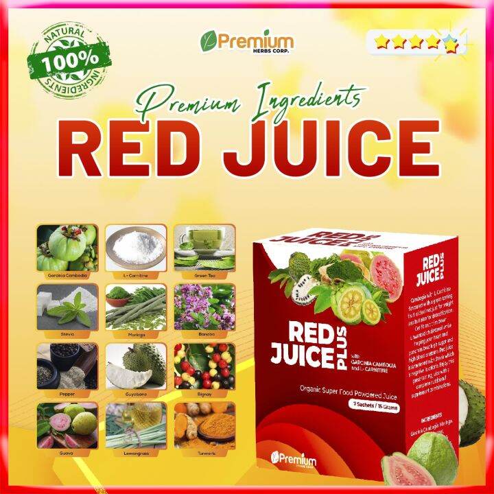 PHC02A Red Juice Plus(7 Sachets Super Food Powdered Juice