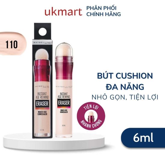 Bút cushion che khuyết điểm maybelline 110 fair 6ml instant age rewind - ảnh sản phẩm 1