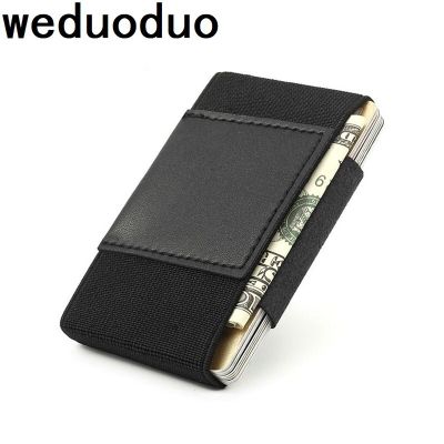 Weduoduo 2019 New Style Credit Card Holder Portable Mini Card Cases Soft Elastic Men Card Wallet Fashion Business Card holder Card Holders