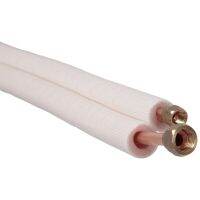 3pcs 3Meter Air Conditioner Pair Coil Tube 1/4in 3/8in Insulated Copper Line Wire Set Air Conditioner Parts