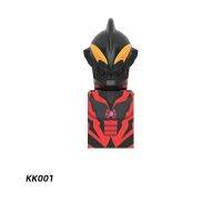 KK001 KK001แบบไม่มีกล่อง30สไตล์ KK014 KK001อะนิเมหนังการ์ตูนบล็อกตัวต่อ Tiga Ultraman หุ่นตุ๊กตาต่อสู้ขนาดเล็กของเล่นประกอบตุ๊กตาอิฐของขวัญสำหรับเด็ก