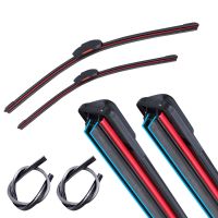 ZZOOI Universal Car Windshield Wiper blades U Hook Type Windscreen Frameless Rubber Wipers 16"18"20"22"24"26" Auto Wiper Accessories