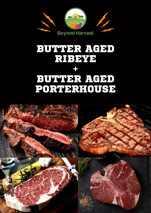 Butter Aged Ribeye and Butter Aged Porterhouse Package Frozen | Lazada PH