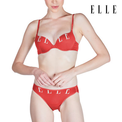 ELLE Lingerie I MOULDED BRA ชุดชั้นในมีโครงเสริมฟองน้ำพิมพ์ลาย I LB9501