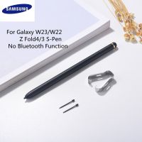 ปากกาสไตลัสสำหรับ Galaxy W23 W22 5G ความจุ S ปากกาสำหรับเปลี่ยนที่ไม่มีดินสอจอสัมผัสบลูทูธสำหรับ W22 Fold3 Z 5G