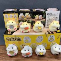 Hot Sales Internet celebrity foodie hamster blind box cute and flocked doll hand-made office car desktop birthday gift