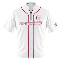 Brunswick DS Bowling Jersey - Design 2094-BR 3D Polo Shirt Zipper Polo