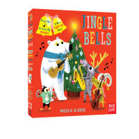 English original jingle bells cardboard book pronunciation Book Christmas Song childrens Enlightenment cognition Puzzle Book nosy crow produced by big billed bird