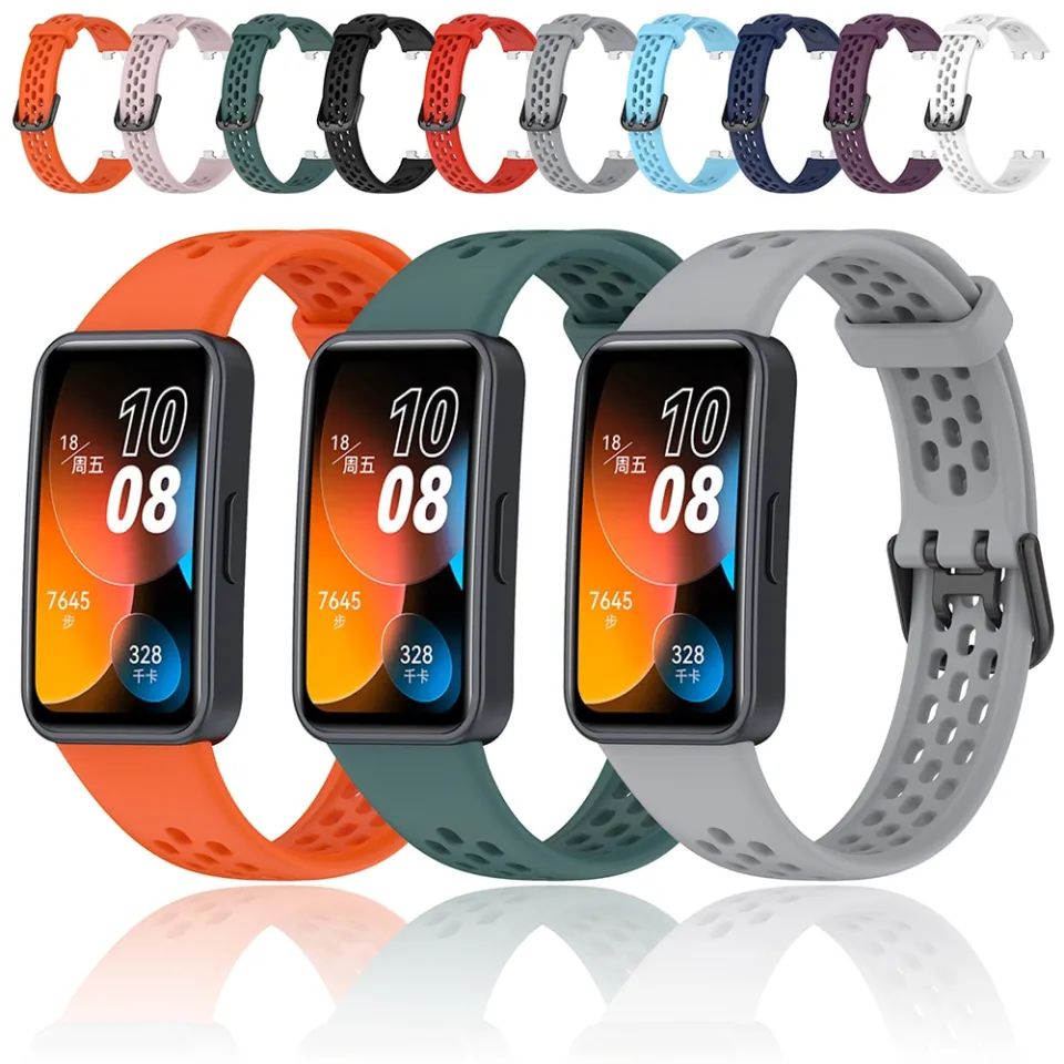 Silicone Strap For Huawei Band 8 Strap Accessories SmartWatch