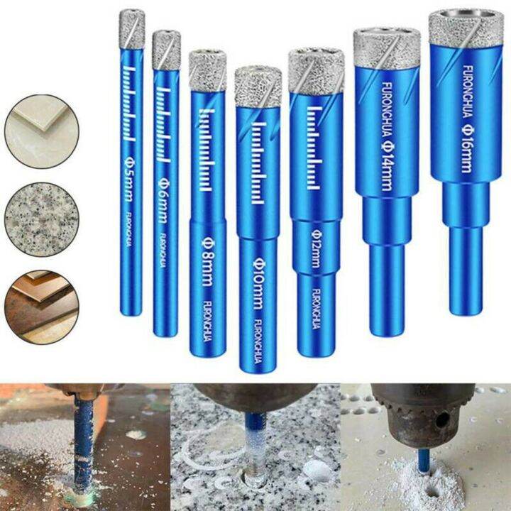516mm Drill Bit Diamond Dry Drill Bit Holesaw For Porcelain Granite