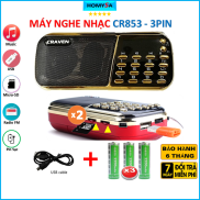 Loa máy nghe nhạc đa năng mini CRAVEN CR853 nghe kinh pháp đọc thẻ nhớ mp3