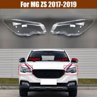 ฝาครอบไฟหน้ารถสำหรับ MG ZS 2017 2018 2019ฝาครอบไฟหน้ารถฝาครอบไฟหน้าไฟฉายคาดศีรษะฝาครอบไฟฝาครอบเลนส์กระจก