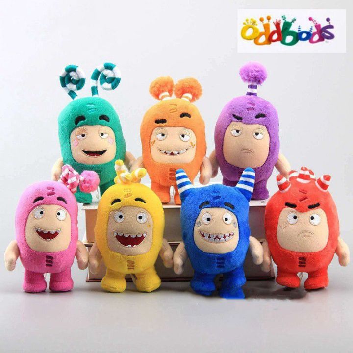 Oddbods 18cm Plush Soft Cuddly Toy Newt Bubbles Pogo Zee Jeff Fuse ...