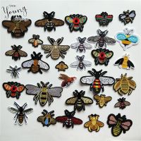 High quality Embroidery bee hornet Patches Iron On Or Sew Fabric Sticker For Clothes  Insect Badge Appliques DIY Accessories Haberdashery