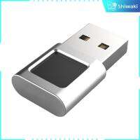 อุปกรณ์ปลดล็อคเข้าสู่ระบบเครื่องอ่านลายนิ้วมือ USB Shiwaki สำหรับ Windows 10 11Hello Dongle