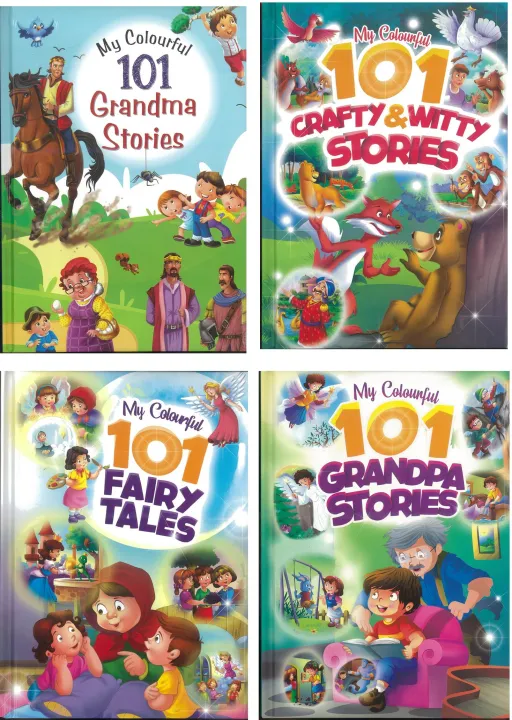 My colourful 101 stories grandpa, grandma, fairy tales, crafty & witty ...