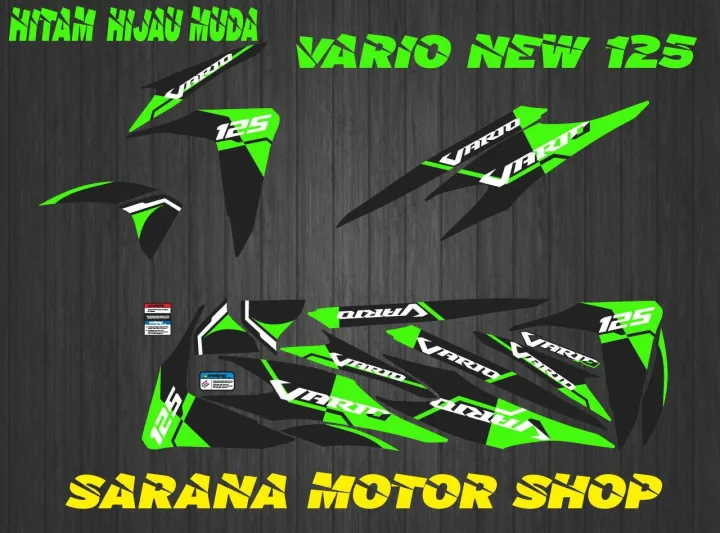 Stiker striping decal variasi honda vario new 125 tahun 2018-2020