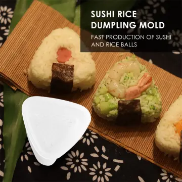 Sushi Mold Onigiri Rice Ball Food Press Triangular Sushi Maker Mold Sushi  Kit!