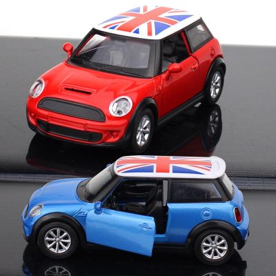 1:36 BMW Mini Cooper Classic Car High Simulation Diecast Metal Alloy Model Car Pull Back Collection Kids Toy Gifts G24
