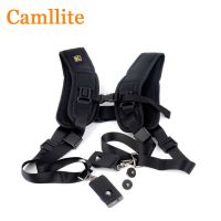 ❒▲ Camllite Professional Quick Rapid Double Dual Shoulder Sling Belt Carry Speed Strap for 2 Digital SLR DSLR Cameras