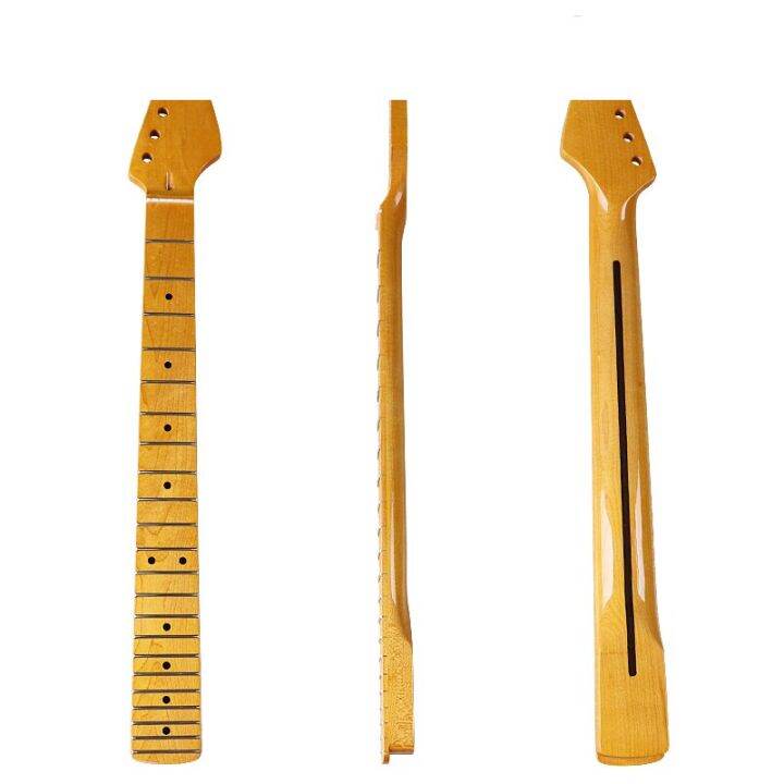 Guitar Neck Canadian Flame Maple Wood Electric Guitar Neck 21F 22F Neck
