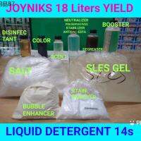 ✦LIQUID DETERGENT DIY KIT (ARYEL SCENT) 17-18 LITERS YIELDS 14 COMPONENTS♢