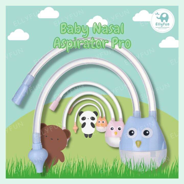 Ellyfun Baby Nose Clean Silicone Infant Nasal Aspirator Inhaler Infant