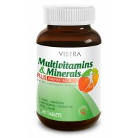 VISTRA Multivitamins &amp; Minerals PLUS AMINO ACID 30 เม็ด