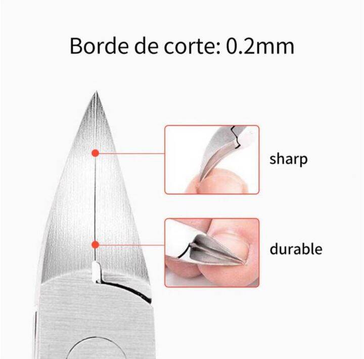 ตัดเล็บขบ-ปากเหยี่ยว-25-องศา-ปลายงุ้มเว้า-ชิ้นสำหรับเล็บเท้าคุดหรือหนา-หนังกําพร้า-หนังที่ตายแล้ว-กรรไกรตัดแต่ง-กรรไกรตัดเล็บ