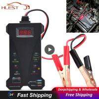 12โวลต์ทดสอบแบตเตอรี่รถยนต์8ไฟ LED ดิจิตอล Alternator Tester โหลดอัตโนมัติวิเคราะห์ดิจิตอลเปียกแห้งตะกั่วกรดชาร์จแบตเตอรี่