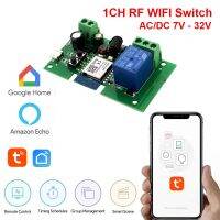 【YD】 1CH WiFi Module Relay USB 5V AC/DC 12V 24V Momentary Mode Compatible with