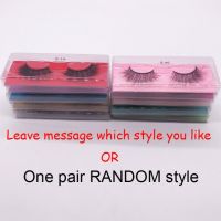 ขายส่ง 5D Faux Mink Eyelashes ยาวนุ่มผมสังเคราะห์ขนตาปลอม Wispy Crisscross Fluffy หนาธรรมชาติ Handmade Lash