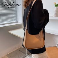 Kathleen 2023 new joker female senior feeling bag bag one shoulder style restoring ancient ways web celebrity wide straps inclined shoulder bag --ndjb238803