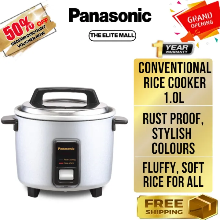 Panasonic Sr Y10g 1 0l Conventional Rice Cooker Sr Y10gaskn Silver Blue White Lazada