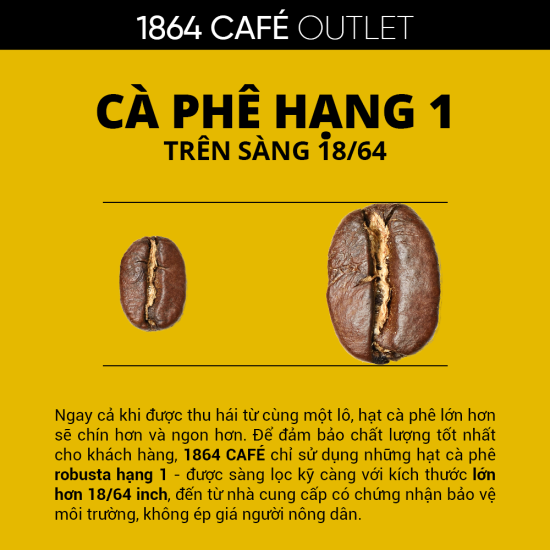 908g cà phê bột thunder no.3 pha phin gu việt - 1864 café - ảnh sản phẩm 6