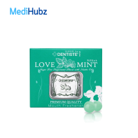 Dentiste Love Mint เดนทิสเต้ เลิฟมินท์ ลูกอม ระงับกลิ่นปาก รู้สึกเย็น หอมสดชื่น ภายใน 3 วินาที จำนวน 20 เม็ด  17310