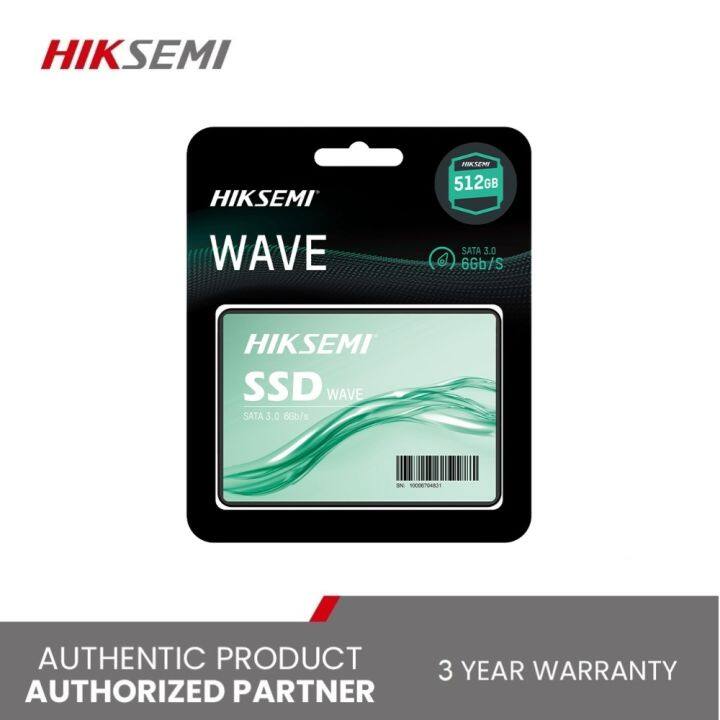 HIKSEMI HS-SSD-WAVE(S) 128GB / 256GB /512GB/ 1TB / 2TB SSD 3D NAND