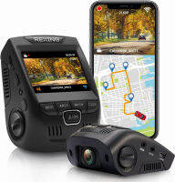 Rexing V1GW-4K Ultra HD Car Dash Cam w/ Built-in GPS Logger, 2.4" LCD Screen,Wi-Fi,170° Wide Angle Dashboard Camera Recorder with G-Sensor, WDR, Loop Recording, Supercapacitor, Mobile App, up to 256GB