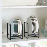 Cabinet Dish Drying Racks And Shelves For Storage Metal Kitchen Bowl Plate Rack Pan Pot Cover Lid Book Holder Stand