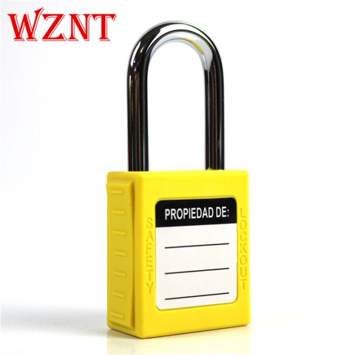 support-cod-2ชิ้นป้าย-gratis-ongkir-peligro-สีเหลือง38มม-กุญแจกุญแจล็อคเพื่อความปลอดภัยกุญแจแตกต่างกัน