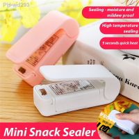 Portable Mini Heat Bag Packaging Sealer Snack Sealing Clip Machine Heat Sealer Household Food Storage Tool Kitchen Accessories
