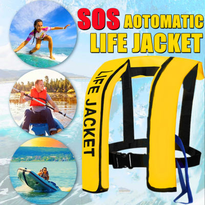 เสื้อชูชีพ เสื้อชูชีพพองลมได้เอง คู่มือ/อัตโนมัติเสื้อชูชีพพองมืออาชีพว่ายน้ำตกปลาเสื้อชูชีพกีฬาทางน้ำเด็กเสื้อชูชีพผู้ใหญ่สำหรับตกปลา Manual/Automatic Inflatable Life Jacket Professional Swiming Fishing Life Vest Water Sports Children Adult Life Vest for