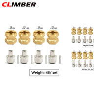 CLIMBER [คุณภาพสูง] RC Hex Hub 12Mm ล้อทองเหลือง Hex Hub ขยายฮับไดรฟ์ Hex อะแดปเตอร์สำหรับรถ RC SCX10